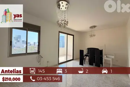 Antelias 145m2 | Well Maintained | Solar Panel | Open View | MJ |