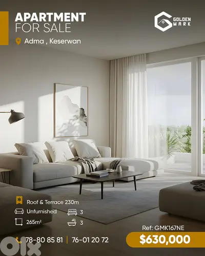 GMK167NE - Apartment For Sale In Adma - شقة للبيع في أدما