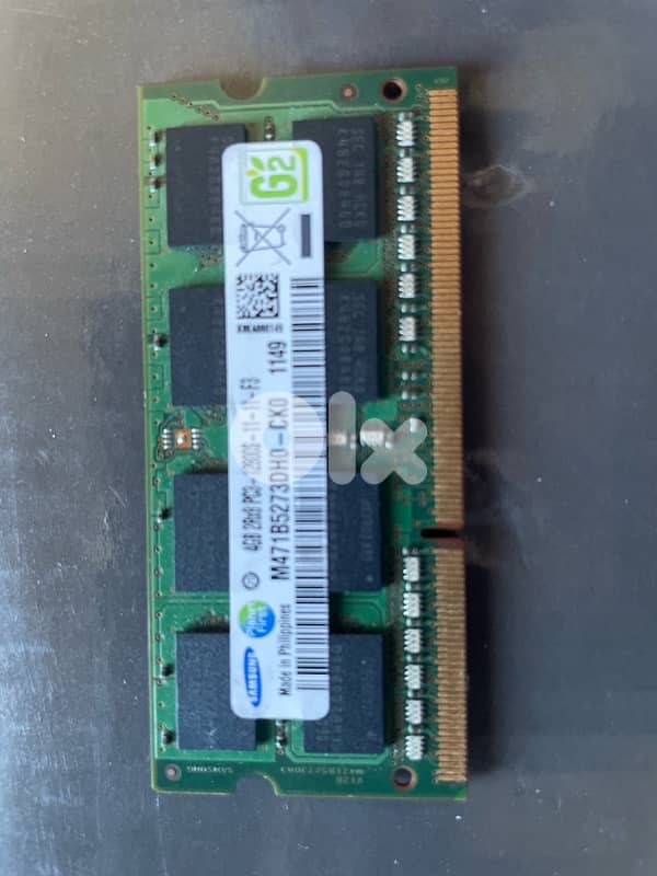 Samsung 4GB DDR3 laptop RAM 0