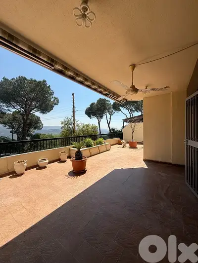 Apartment with terrace and open views for SALE or RENT in Broumana.