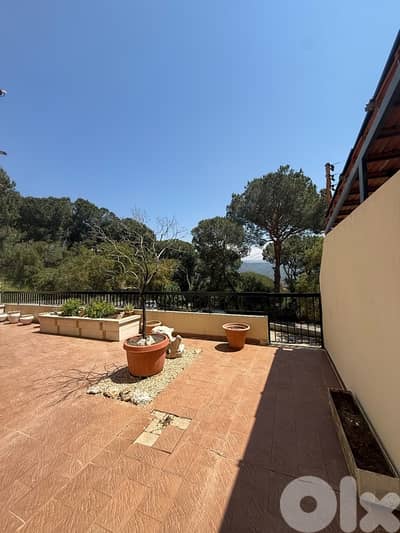 Apartment with terrace and open views for SALE or RENT in Broumana.