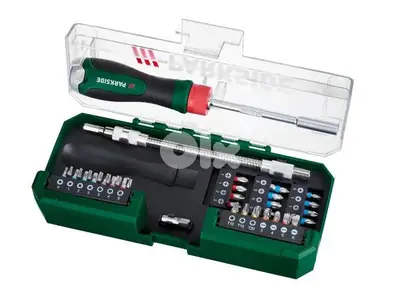 parkside ratchet screwdriver bit set 43 pcs