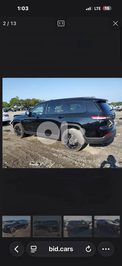 Grand Cherokee 2023 ALTETUDE 4wl, super clean, مجمرك خالص, 81/882165
