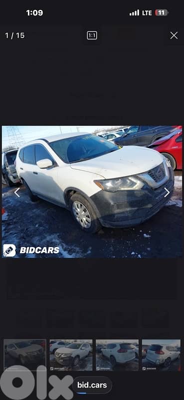 Nissan Rogue 2018 4wl, مجمرك خالص، 81/882165