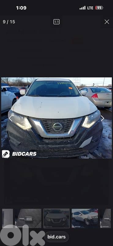 Nissan Rogue 2018 4wl, مجمرك خالص، 81/882165
