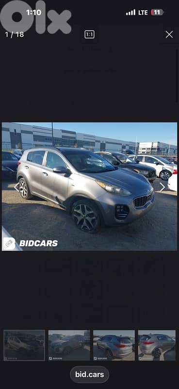 Kia Sportage 2018 SX 4wl,مجمرك خالص، 81/882165