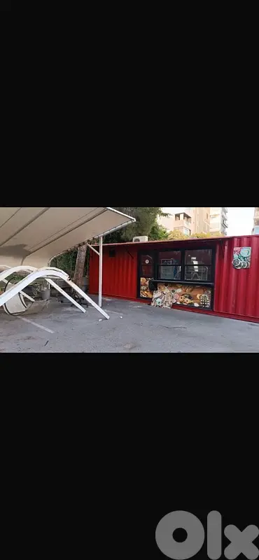 container restaurant +equipments