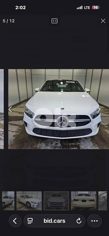 MERCEDES A220 2019, clean carfax, 81/882165، مجمرك خالص