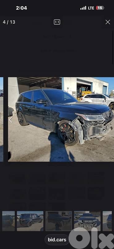 RANGE ROVER SPORT 2019 HST NEW MOTER, 81/882165, مجمرك خالص