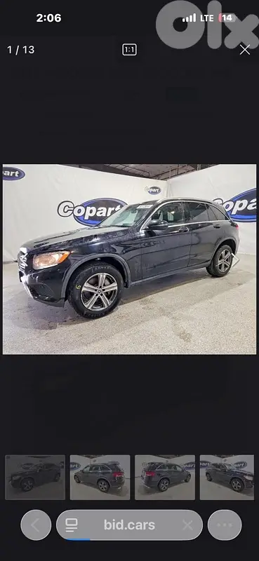 MERCEDES GLC300 2018, 81/882165, مجمرك خالص