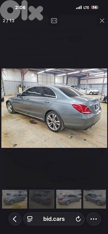 MERCEDES C300 2018, clean, 81/882165, مجمرك خالص