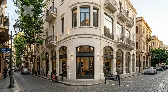 Corner Shop I Achrafieh 417sqm+180sqm Depot | Rue du Liban | 9 Parking