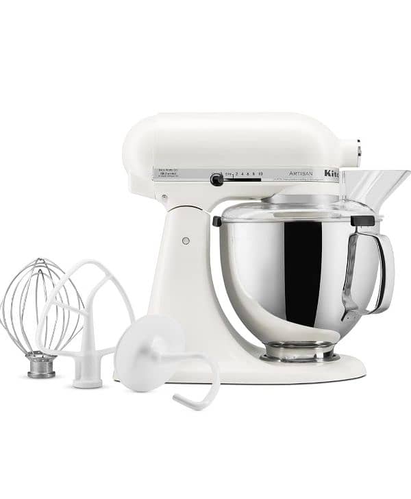 KitchenAid Artisan Series 5 Quart Tilt-Head Stand Mixer in white 0