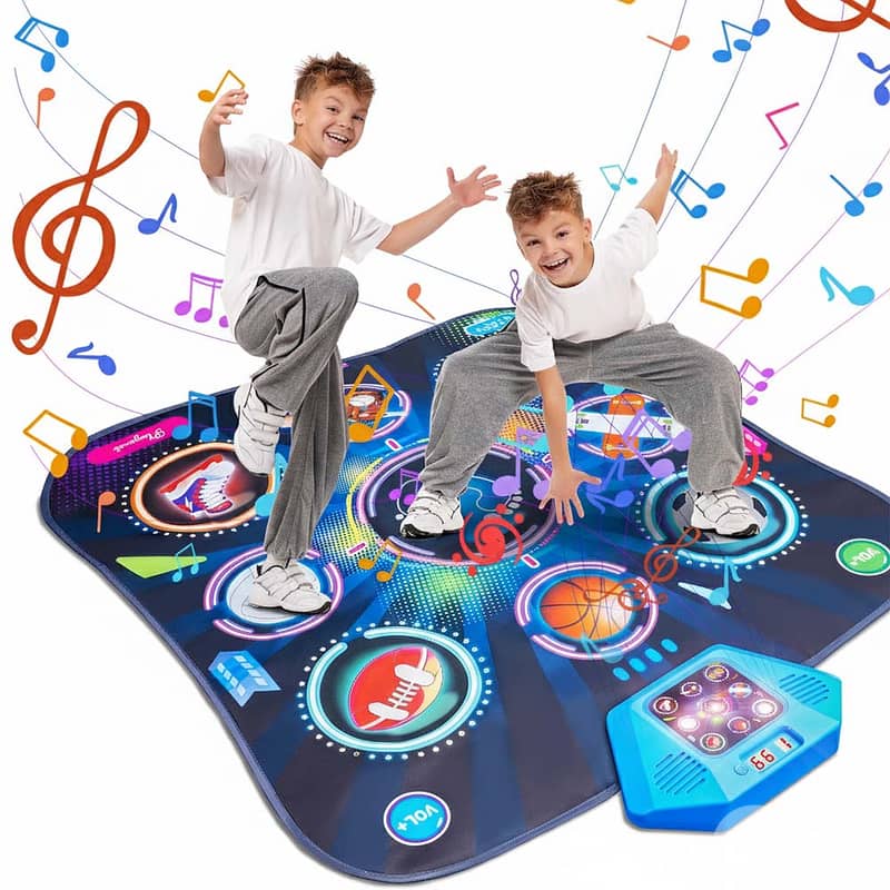 Dancing Challenge Playmat – Fun Interactive Game for Kids-سجادة التحدي 1