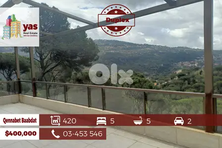 Qennabet Baabdat 420m2 | Luxury Duplex | View | Prime Area | TCH Qennabet Baabdat 420m2 | Luxury Duplex | View | Prime Area | TCH