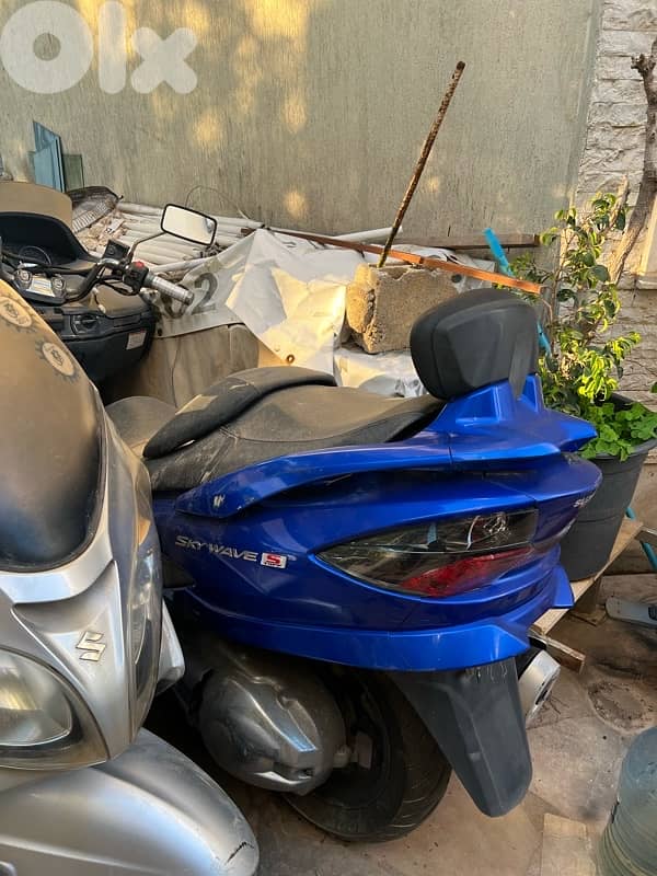 motorcycle skywave 400cc 0