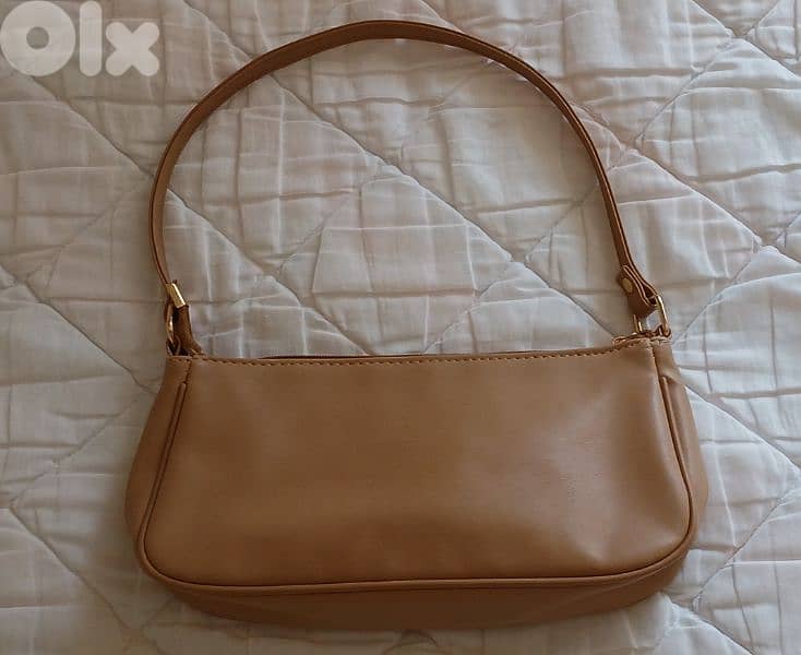 New Woman Beautiful Beige Lilac Bag 2
