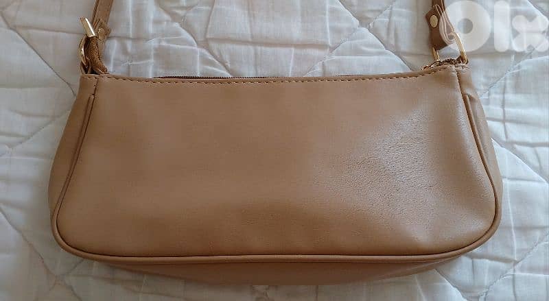 New Woman Beautiful Beige Lilac Bag 3