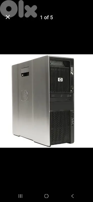 Pc hp Z600 workstation