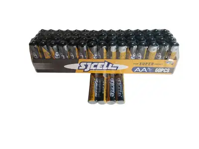 60 pieces 1.5v AA batteries