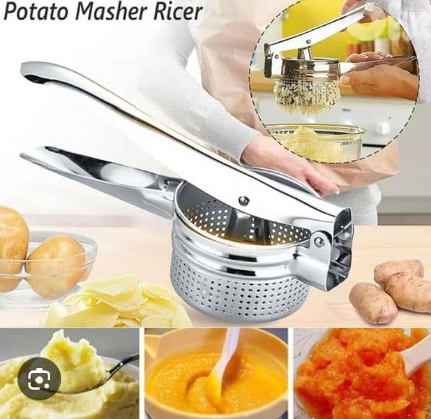 stainless steel ricer and masher 1