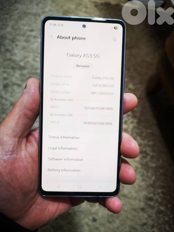 Samsung Galaxy A53 5G ( 16 Gb Ram & 256 Gb Memory ) used like New 4