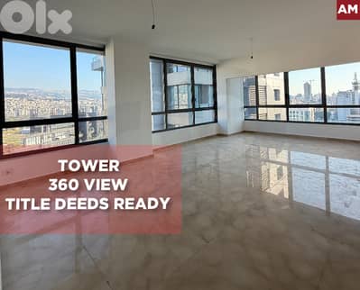 panoramic view, prime area, Achrafieh, Beirut/الأشرفية REF#AM136024