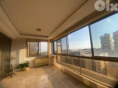 L21226 - Apartment with City View For Rent in Ras El Nabeh, Beirut