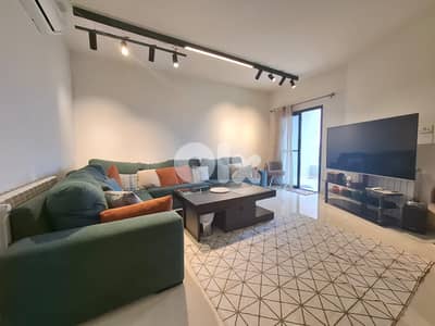 L21231 - Furnished Duplex with Terrace & Sea View For Rent in Maaysra