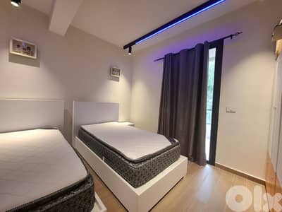 L21231 - Furnished Duplex with Terrace & Sea View For Rent in Maaysra