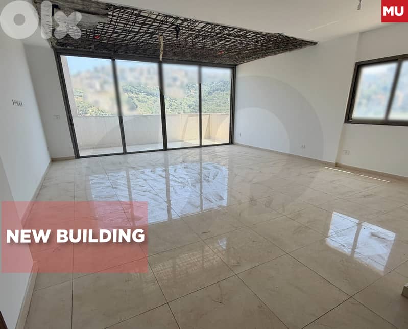 Terrace 38m/bright interiors/Hazmiyeh, Baabda/حازميه/ REF#MU136038 ! 0