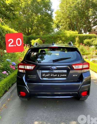2018 Subaru XV 2.0  مصدر وصيانة الشركة لبنان