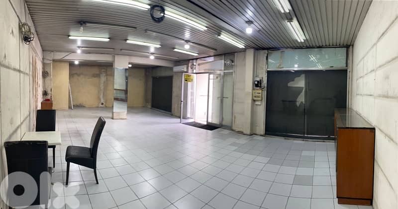 GROUND FLOOR 240m SHOP+TERRACE RENT MAR MKHAYEL GEMMAYZE BEIRUT 0