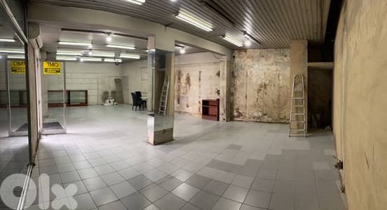 GROUND FLOOR 240m SHOP+TERRACE RENT MAR MKHAYEL GEMMAYZE BEIRUT