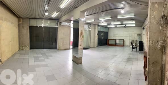 GROUND FLOOR 240m SHOP+TERRACE RENT MAR MKHAYEL GEMMAYZE BEIRUT