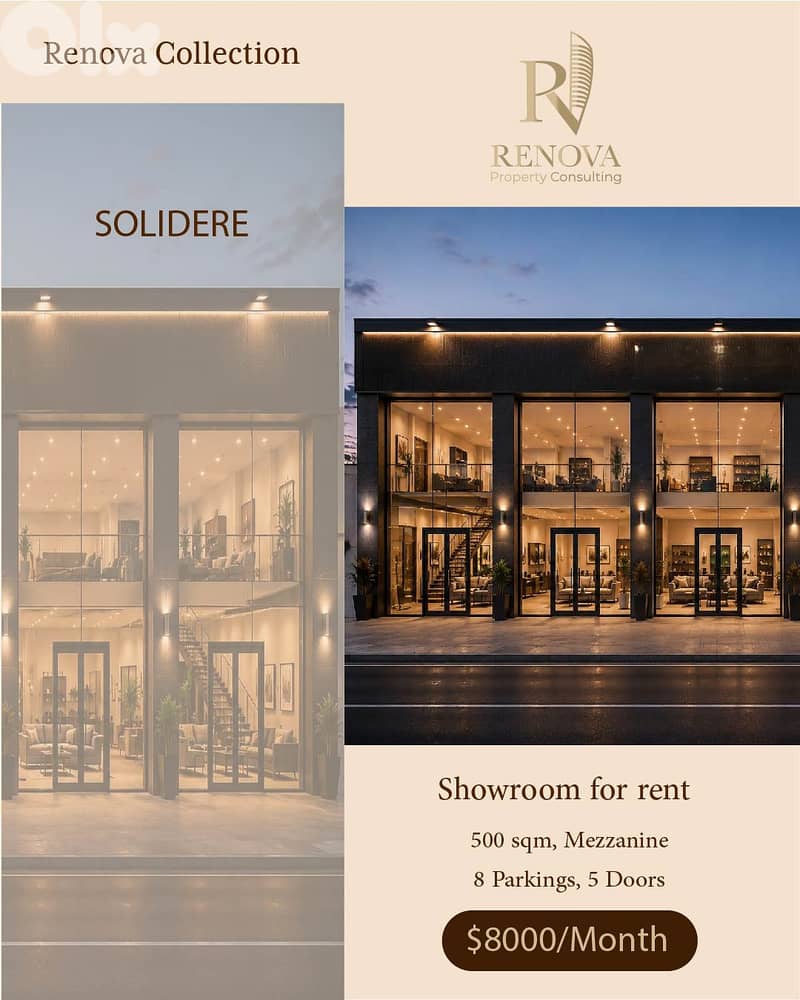 Prime Location Showroom for rent in Galerie Semaan 0