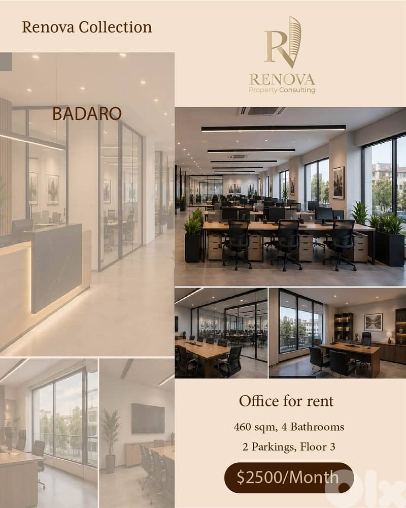 Office/Apartment for rent in Badaro 0