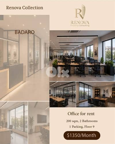 Office/Apartment for rent in Badaro