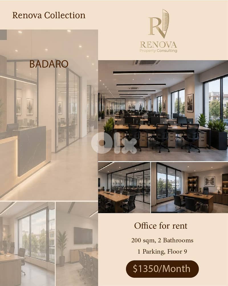 Office/Apartment for rent in Badaro 0