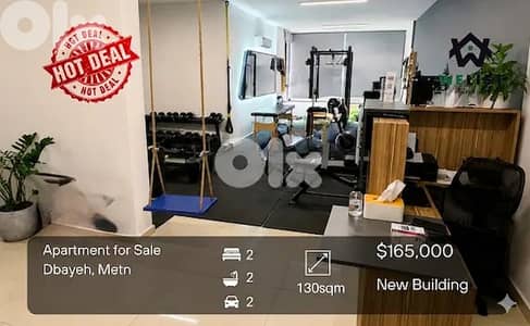 Apartment for sale in Dbayeh  شقة للبيع في منطقة ضبية