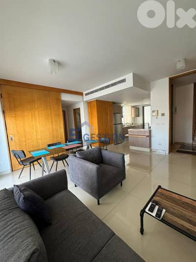 Furnished apartment + balcony in Ashrafieh for rent/شقة مفروشة للايجار
