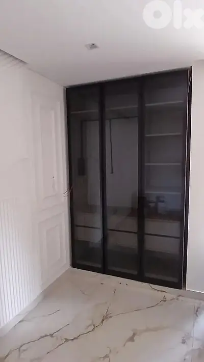 New Modern wardrobes With 3 Glass Doors High Quality
