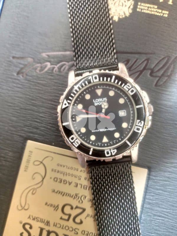 vintage LORUS Sport by Seiko diver watch 100M like new 1