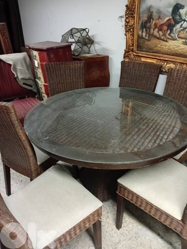 dinner table bamboo 0