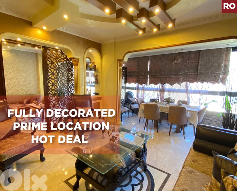 mountain view, Fully Decorated, Bchamoun, Aley/بشامون REF#RO136057 0