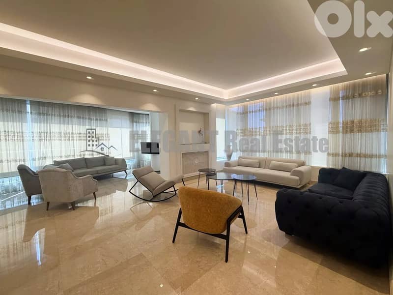 Brand New Apartment with High End Finishing for Rent | Manara 0