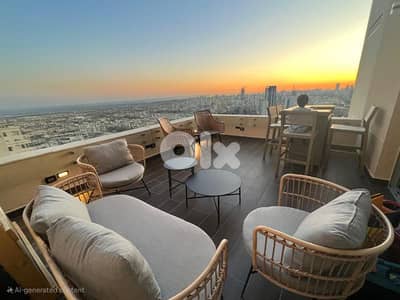 Apartment with terrace for sale in achrafieh