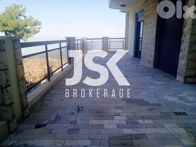 L21236 -Beautiful Apartment with Terrace & Sea View For Sale in Daroun