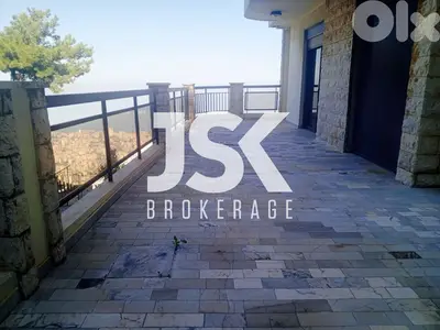 L21236 -Beautiful Apartment with Terrace & Sea View For Sale in Daroun