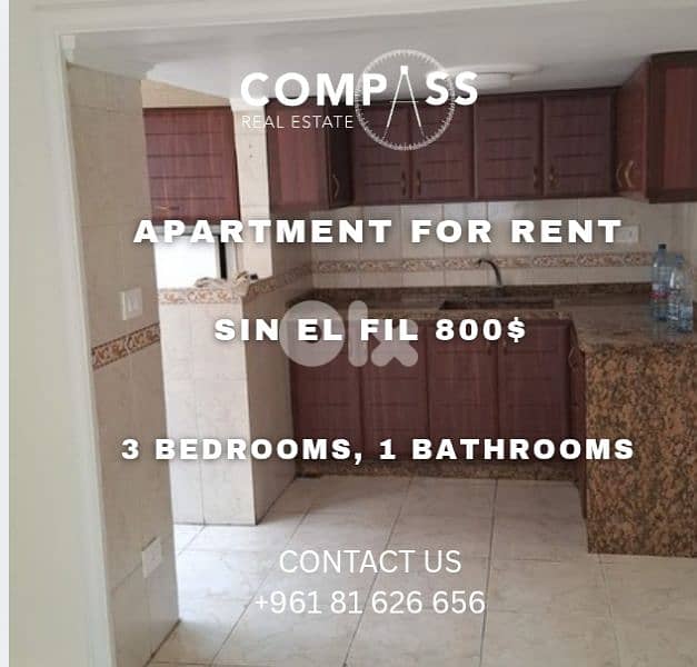 apartment for rent in sin el fil 0